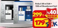 REBUL 50 ML EDT +150 ML DEODORANT SETİ